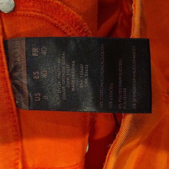 Liverpool Ankle Legging women's 8 tangerine‎ stretch jeans - Picture 6 of 6